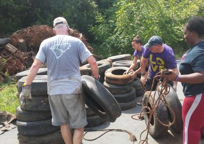 Sugar Creek Cleanup July 14, 2018 1